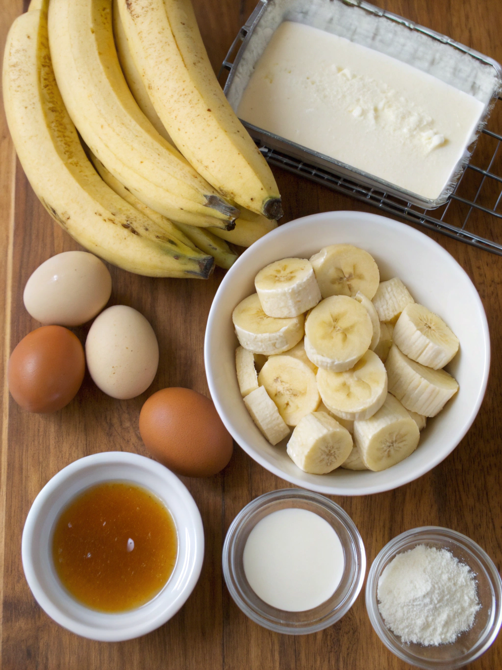 banana flan recipe ingredients