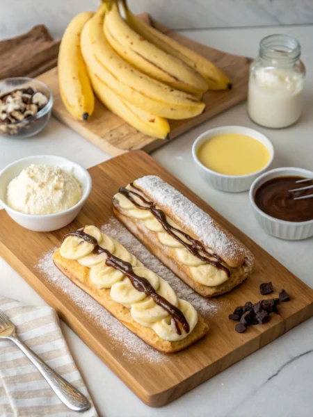 banana éclair recipe